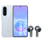 Samsung Galaxy A57 256GB Lichtblauw 5G + Samsung Galaxy Buds4 Zwart