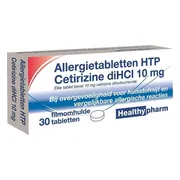 Healthypharm Allergietabletten HTP Cetirizine diHCI 10mg Tabletten 30ST