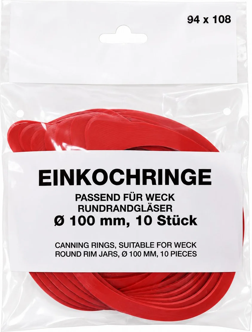 Weckringen 94 x 108 (1 zakje a 10 stuks)