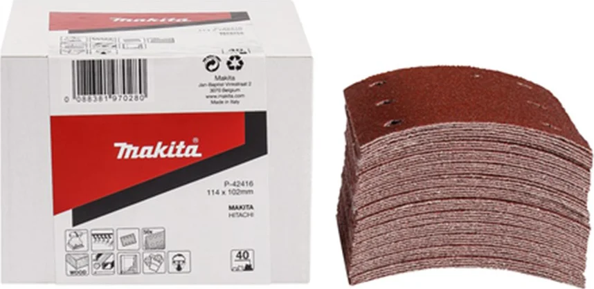 Makita P-42488 Schuurvel K240 114x102 red VE=50