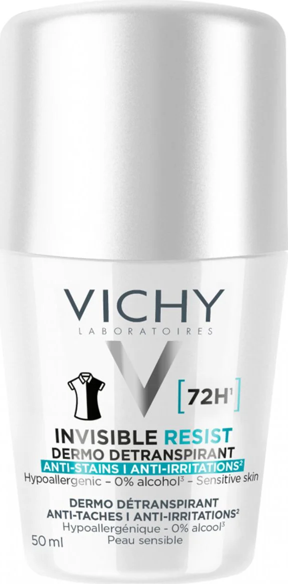 Vichy Invisible Resist 72H Dermo Detranspirant 0% Alcohol 50ML