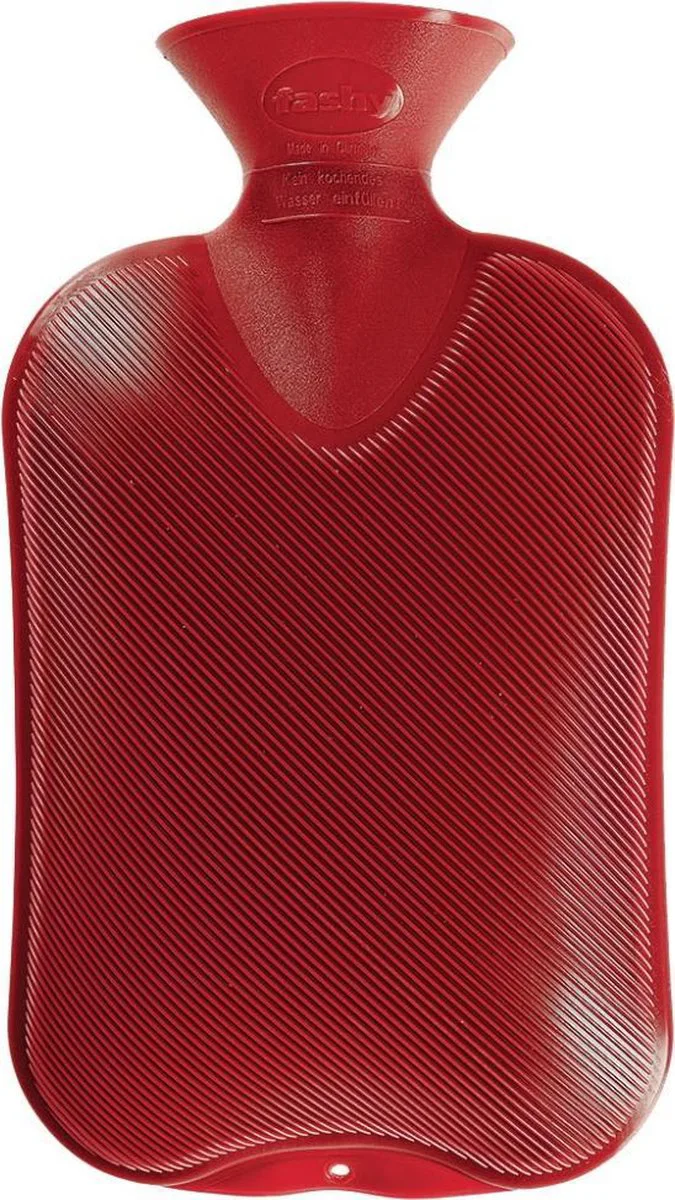 Fashy Warmwaterzak Dubbelgeribbeld Cranberry