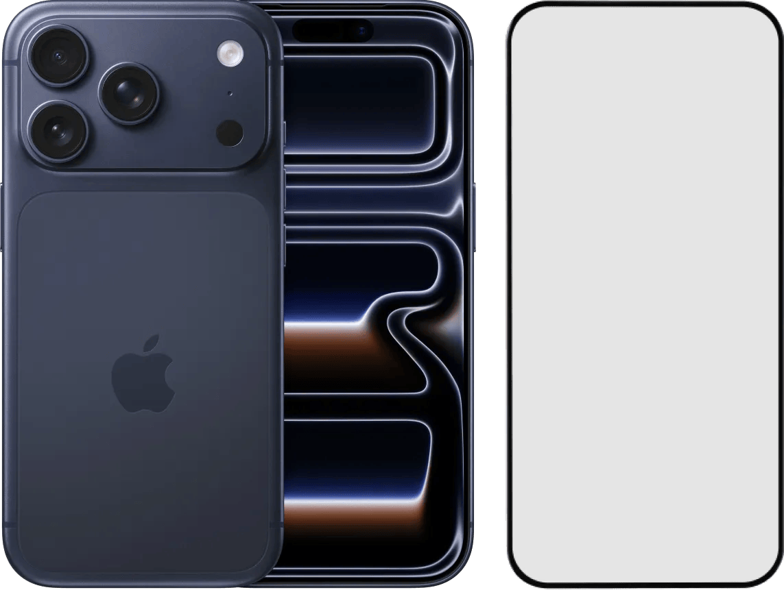 Apple iPhone 17 Pro 512GB Blauw + BlueBuilt Screenprotector Glas
