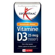 Lucovitaal Vitamine D3 25mcg 120 capsules