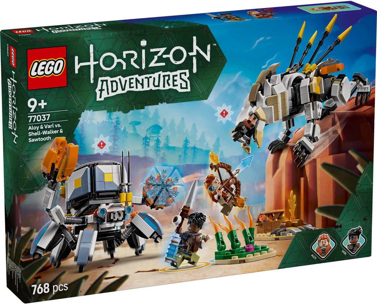 LEGO Horizon Adventures Aloy en Varl vs. Shell-Walker en Sawtooth 77037