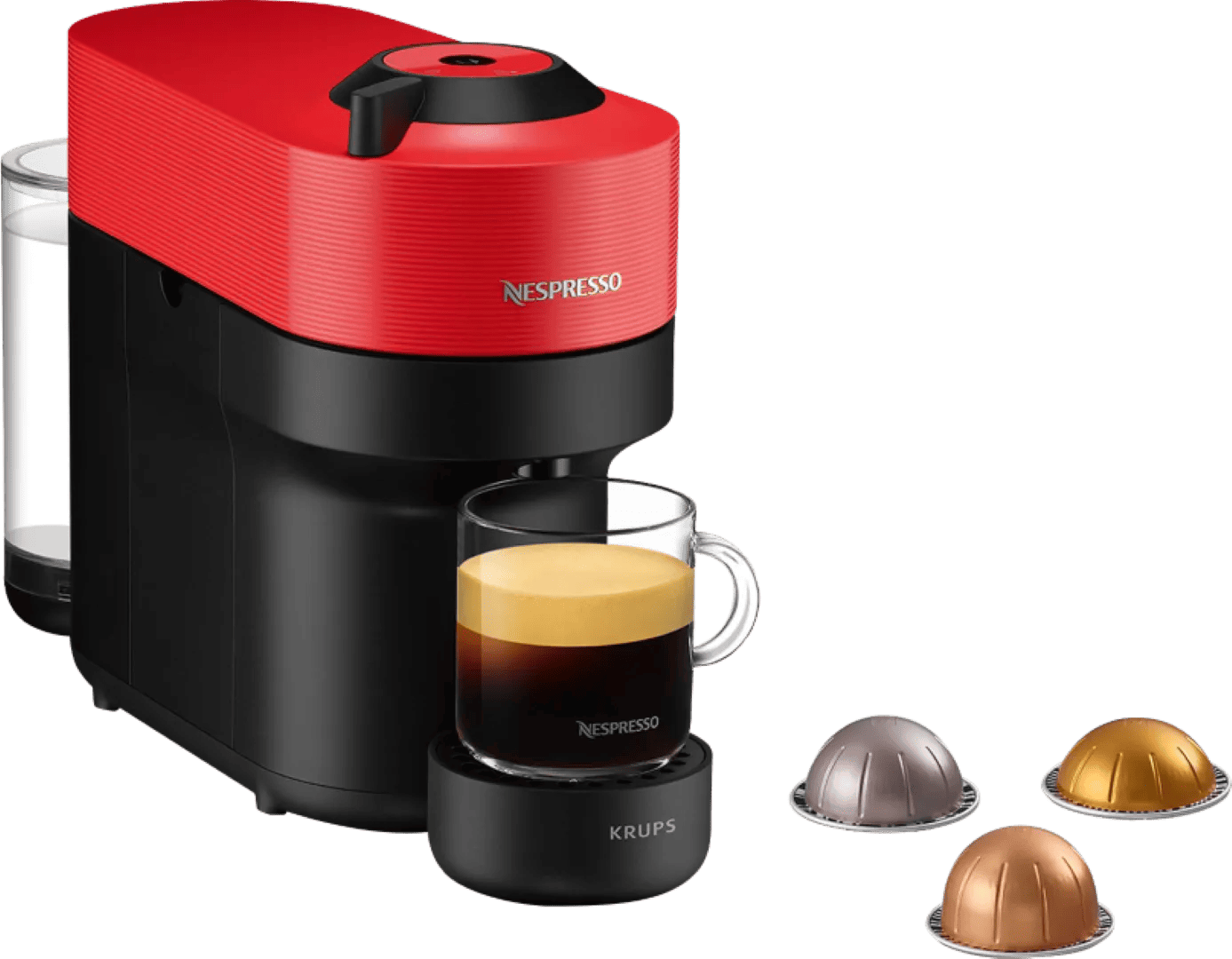 Krups Nespresso Vertuo Pop XN9205 Spicy Red