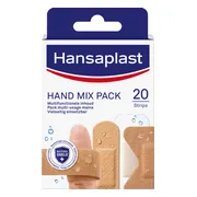 Hansaplast Hand Mix Pack 20ST