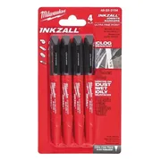 Milwaukee INKZALL™ markers Inkzall Fine Tip Markers - VE=4 - 48223154