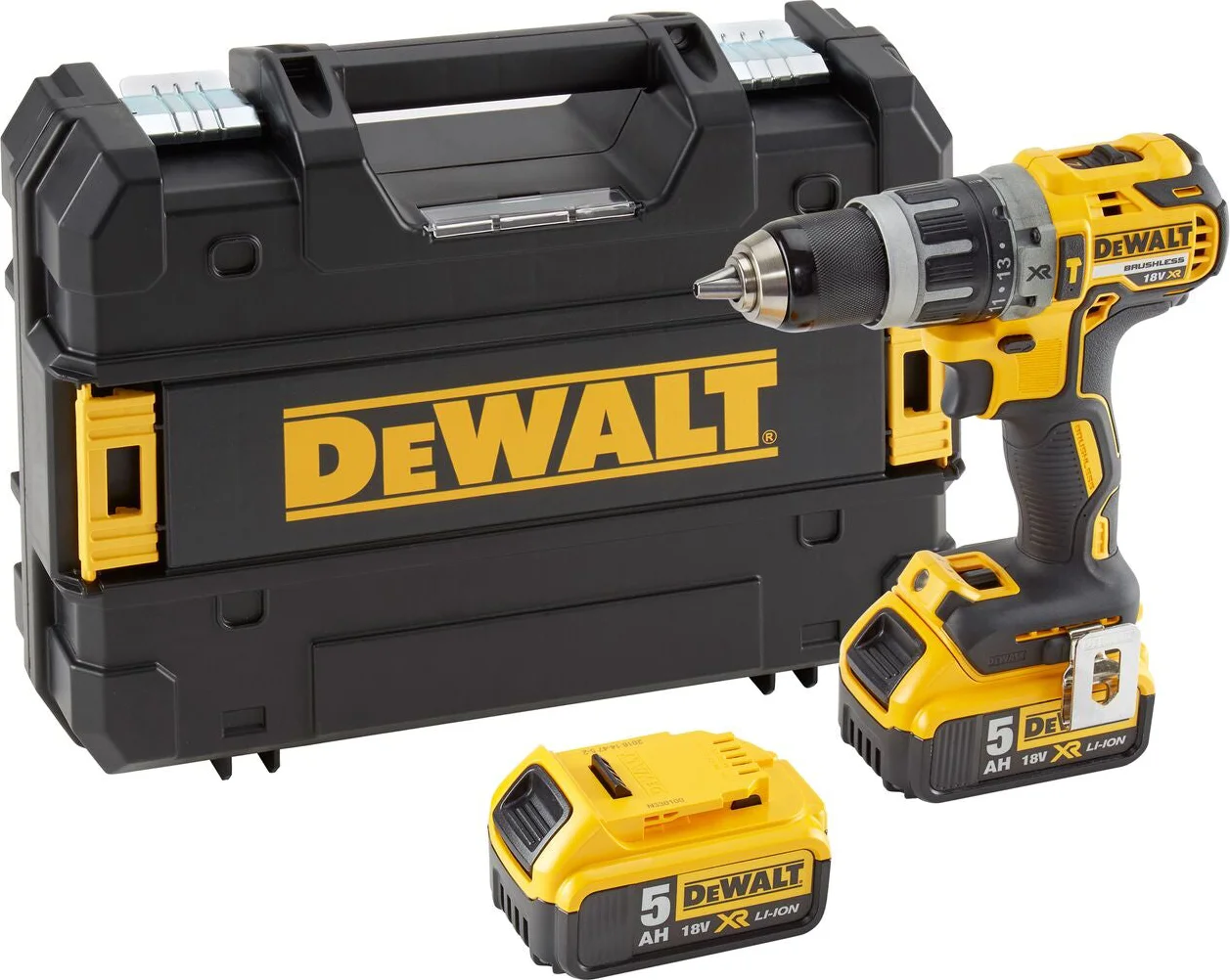 DeWALT DCD796P2 Accu klop-/schroefboormachine 18V XR 5.0Ah in TSTAK