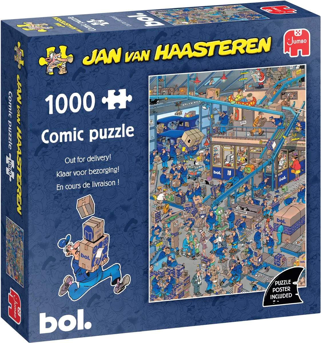 Jan van Haasteren Pakketservice Bol - Puzzel 1000 stukjes volwassenen - Legpuzzels