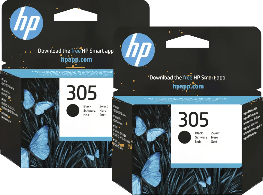 HP 305 Cartridge Zwart (2 stuks)
