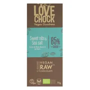 Lovechock Sweet Nibs & Sea Salt Tablet 70GR