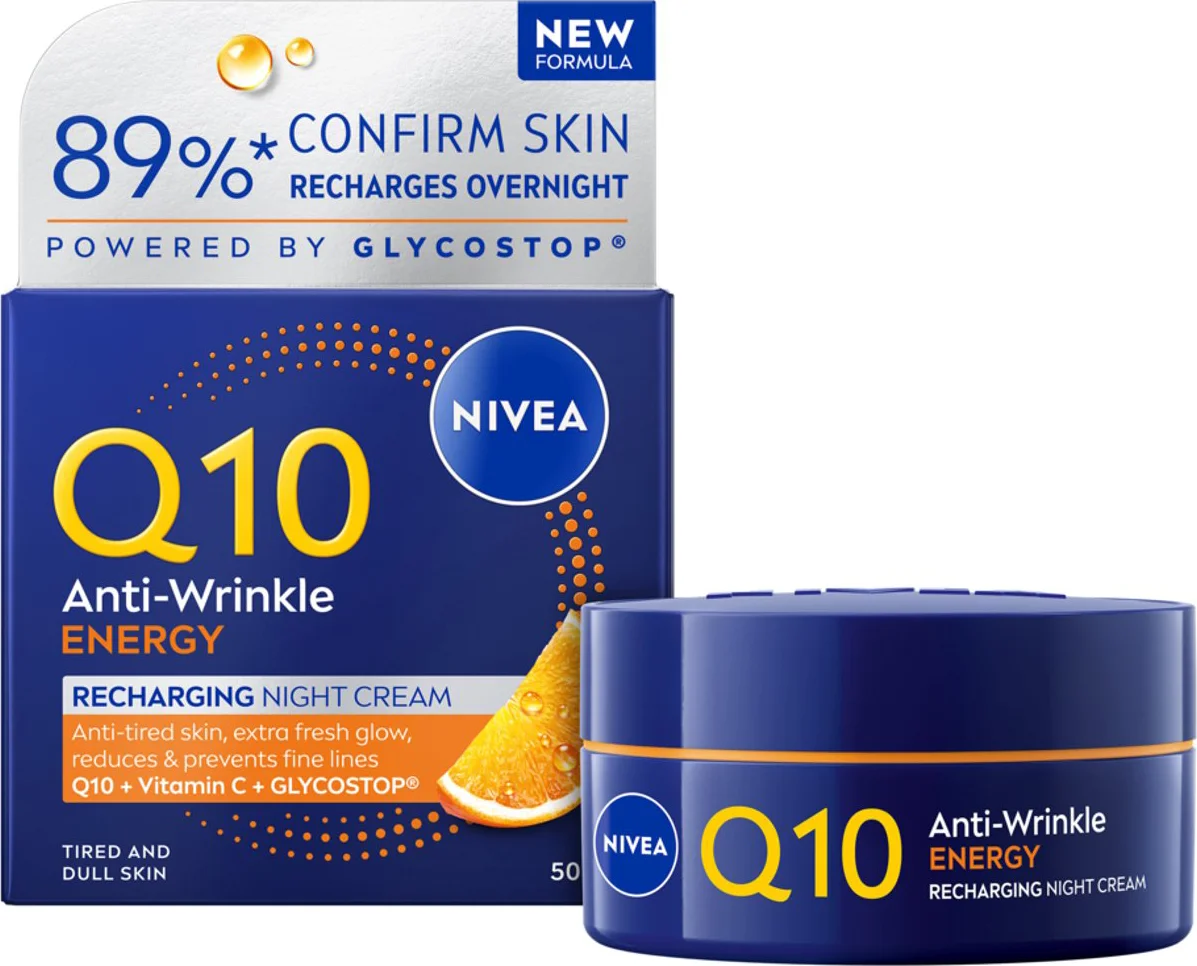 NIVEA Q10 Energy Anti-Rimpel Nachtcréme 50 ml