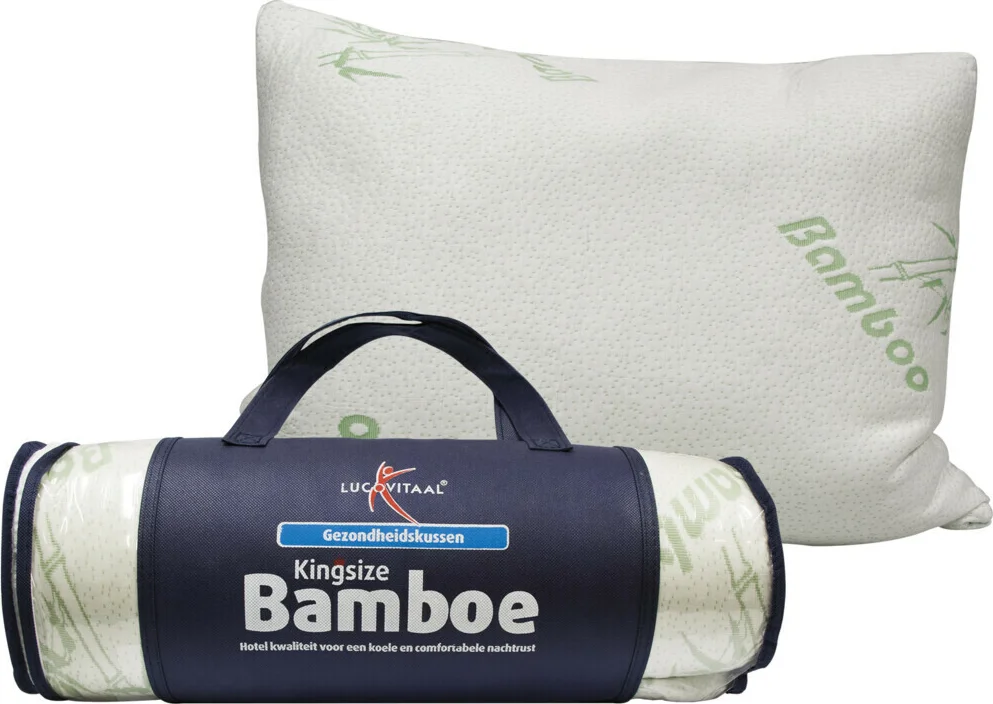 6x Lucovitaal Bamboe Kussen