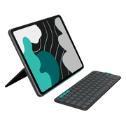 Logitech Flip Folio iPad Pro (2024) / iPad Air (2026/2025) 13 inch Toetsenbord Hoes QWERTY