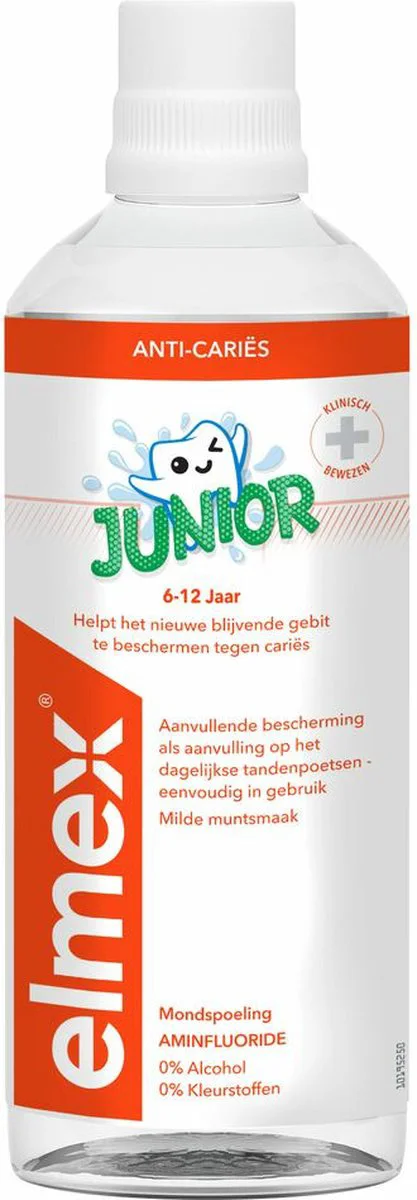 6x Elmex Mondspoeling Junior (5-12 Jaar) 400 ml