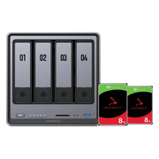 UGREEN NASync DXP4800 Plus + Seagate Ironwolf 8TB Duo Pack