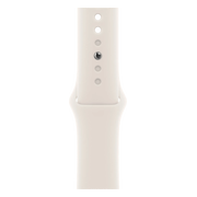 Apple Watch 38/40/41 mm Siliconen Horlogeband Sterrenlicht - S/M