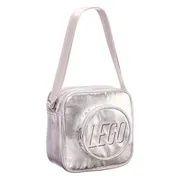LEGO Crossbodytas in de vorm van een kleine steen - zilver