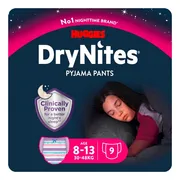 Huggies DryNites Pyjama Pants 8-13 Jaar 9ST