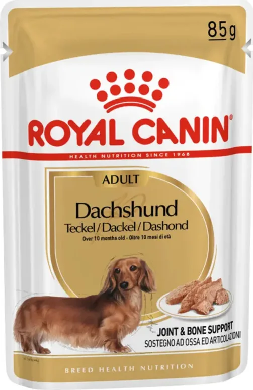 48x Royal Canin Dachshund Adult Hondenvoer Nat 85 gr