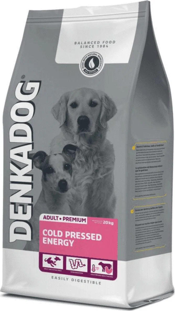 Denkadog Hondenvoer Cold Pressed Energy 20 kg