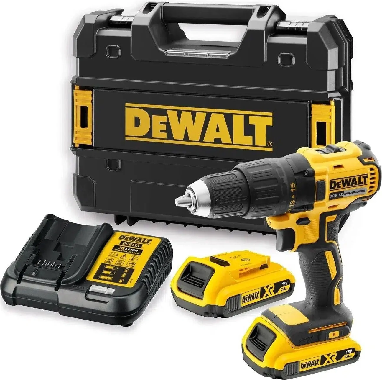 DeWALT DCD777D2T Accu schroefboormachine 18V XR 2.0Ah in TSTAK