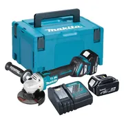 Makita DGA513RTJ Accu Haakse Slijper 125mm 18V 5.0Ah in Mbox