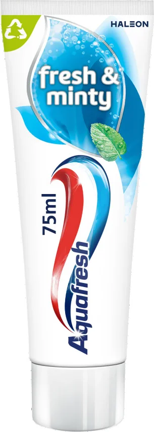 6x Aquafresh Tandpasta Fresh & Minty 75 ml