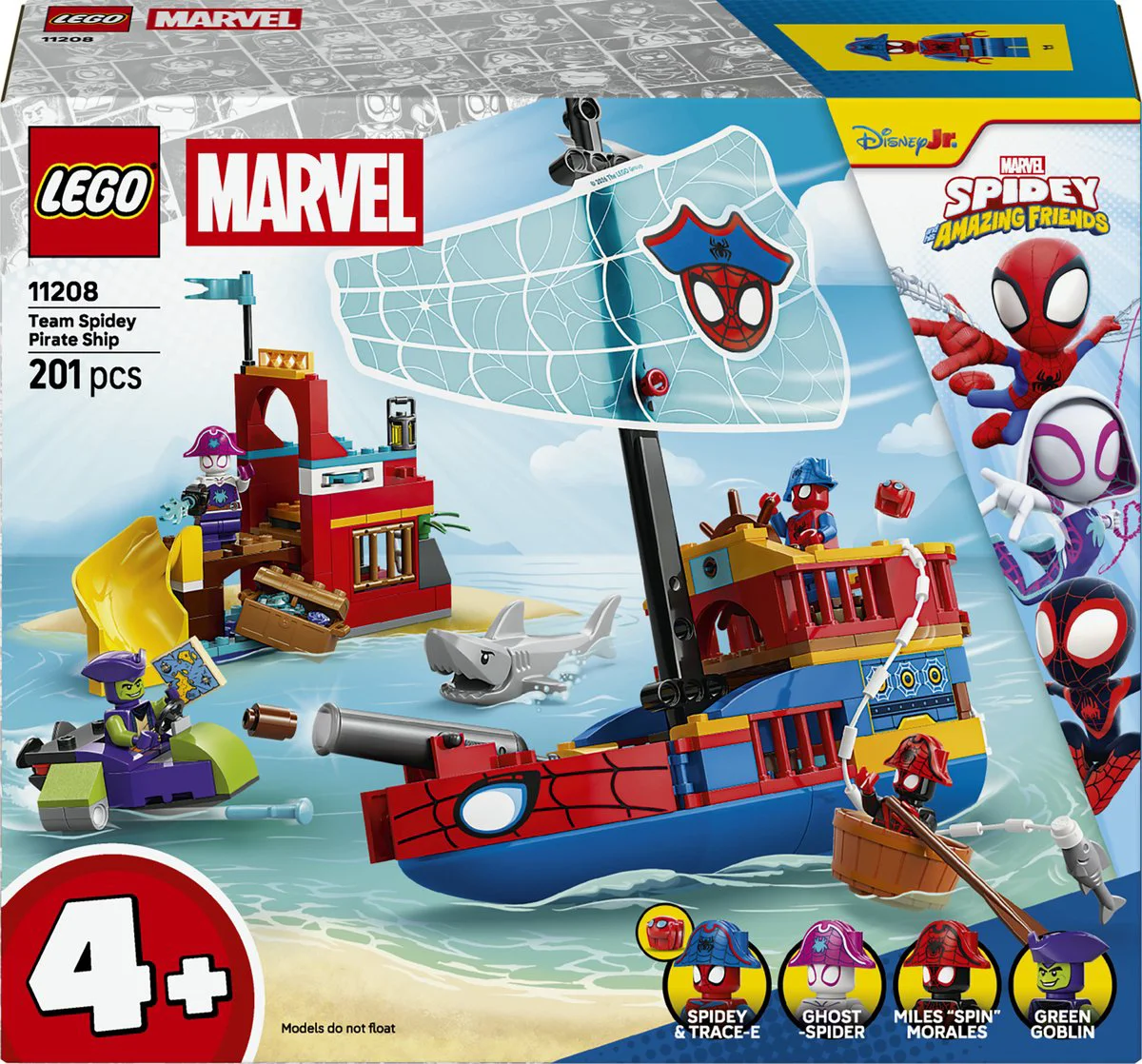 LEGO Marvel Team Spidey piratenschip 11208
