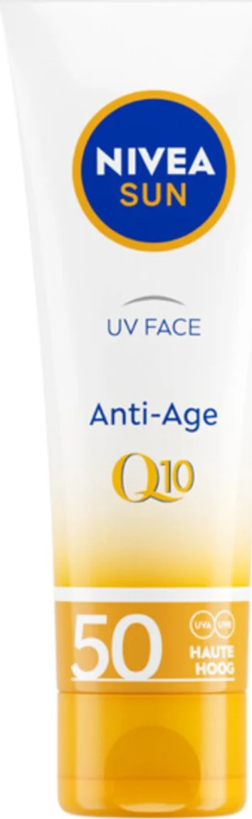 3x NIVEA Sun Anti-Age Q10 Zonnebrand Gezicht SPF 50 50 ml