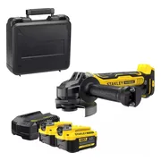 Stanley SFMCG700M2K FATMAX® V20 Accu Haakse Slijper 125mm Brushless 18V 4.0Ah in koffer