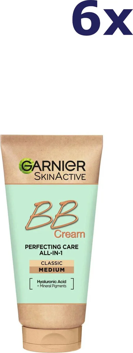 6x Garnier SkinActive Classic BB Cream Medium 50 ml
