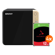 QNAP TS-464-8G + Seagate Ironwolf 12TB 4-Pack