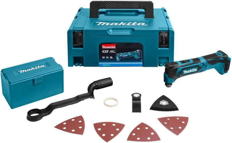 Makita TM30DZJX4 Accu multitool + accessoires 12V Max Basic Body in Mbox