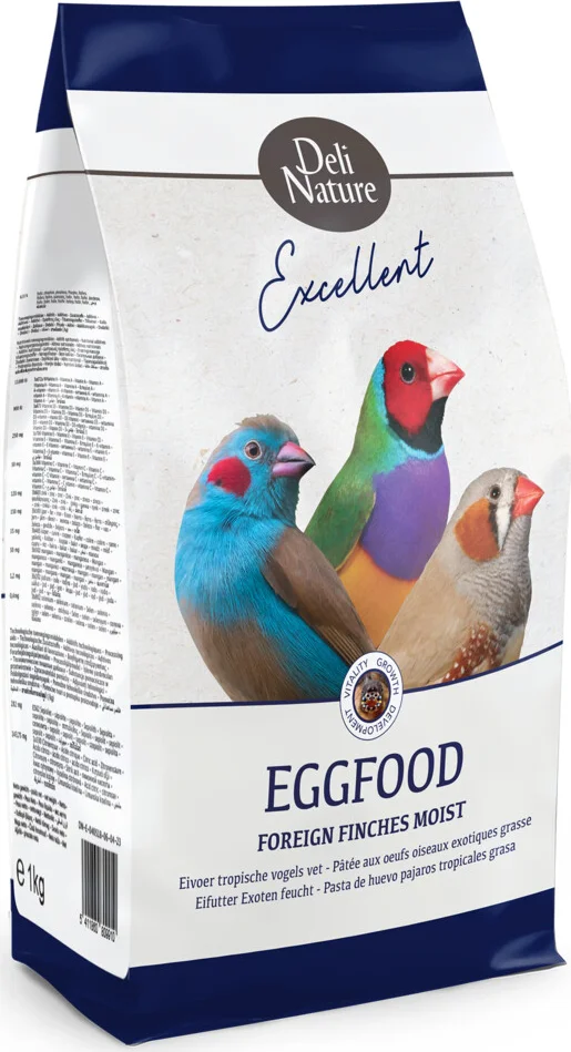 Deli Nature Eivoer Tropische Vogels Vet 10 kg