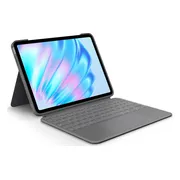 Logitech Combo Touch Apple iPad Air 11" (2026/2025/2024) Toetsenbord Hoes QWERTY Grijs