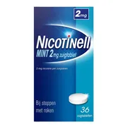 Nicotinell Zuigtablet Mint 2 mg - voor stoppen met roken 36ST