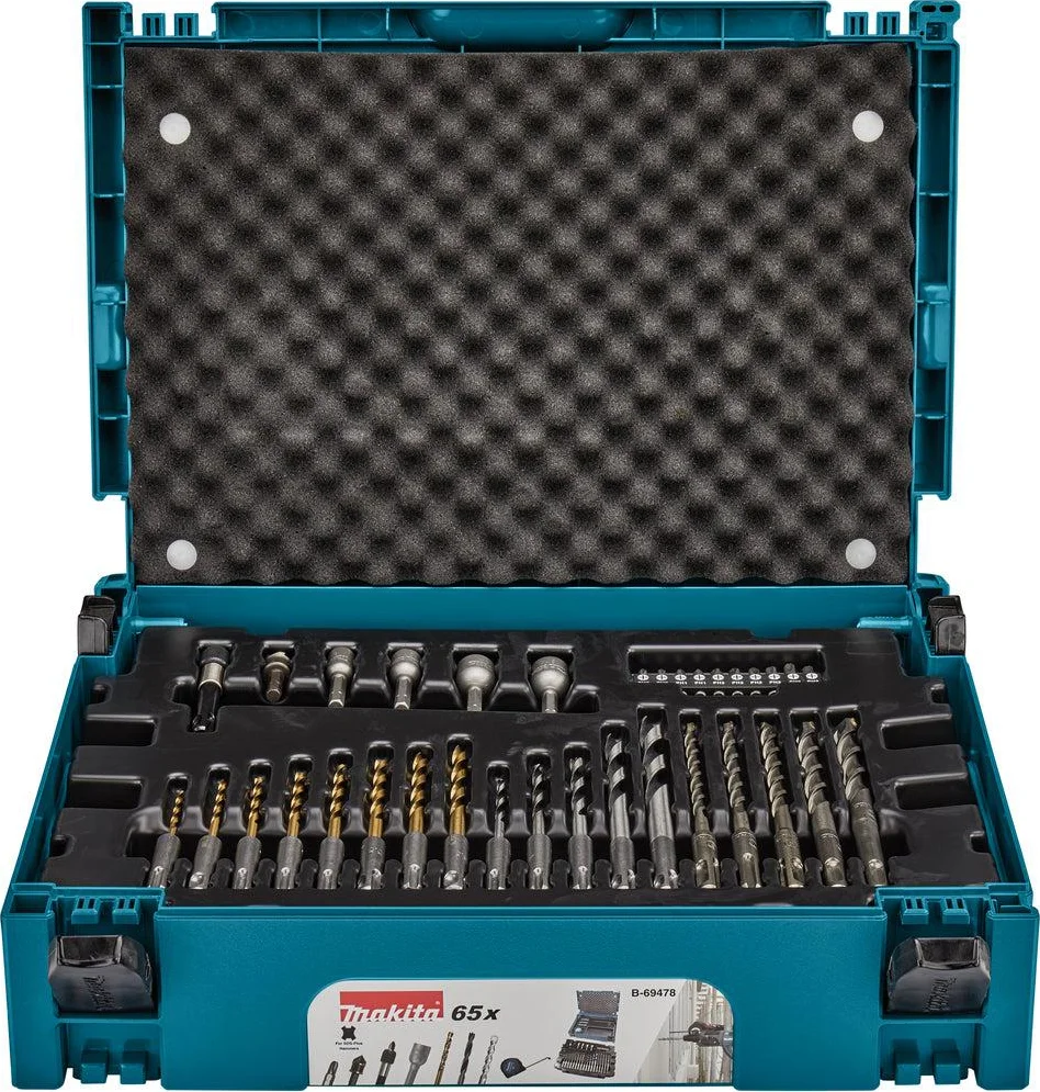 Makita B-69478 Boor- en Schroefbitset 65-delig in Mbox