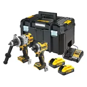 DeWALT DCK2200H2T Accu combiset 2-delig (DCD1007 + DCF860) 18V XR POWERSTACK 5.0Ah in TSTAK