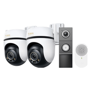 TP-Link Tapo C530WS Duo Pack + D235 Smart Battery & Wired Doorbell