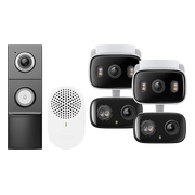 TP-Link Tapo C246D Duo Pack + D235 Smart Battery & Wired Doorbell