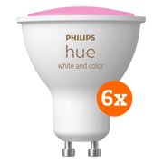 Philips Hue White and Color GU10 6-pack