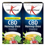 2x Lucovitaal Thee Hennep CBD 20 stuks