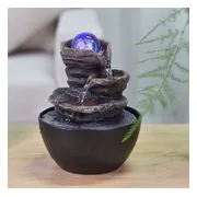 Kamerfontein Guru (18cm) | Binnenfontein | Waterornament | Incl. LED Verlichting | Feng Shui Webwinkel