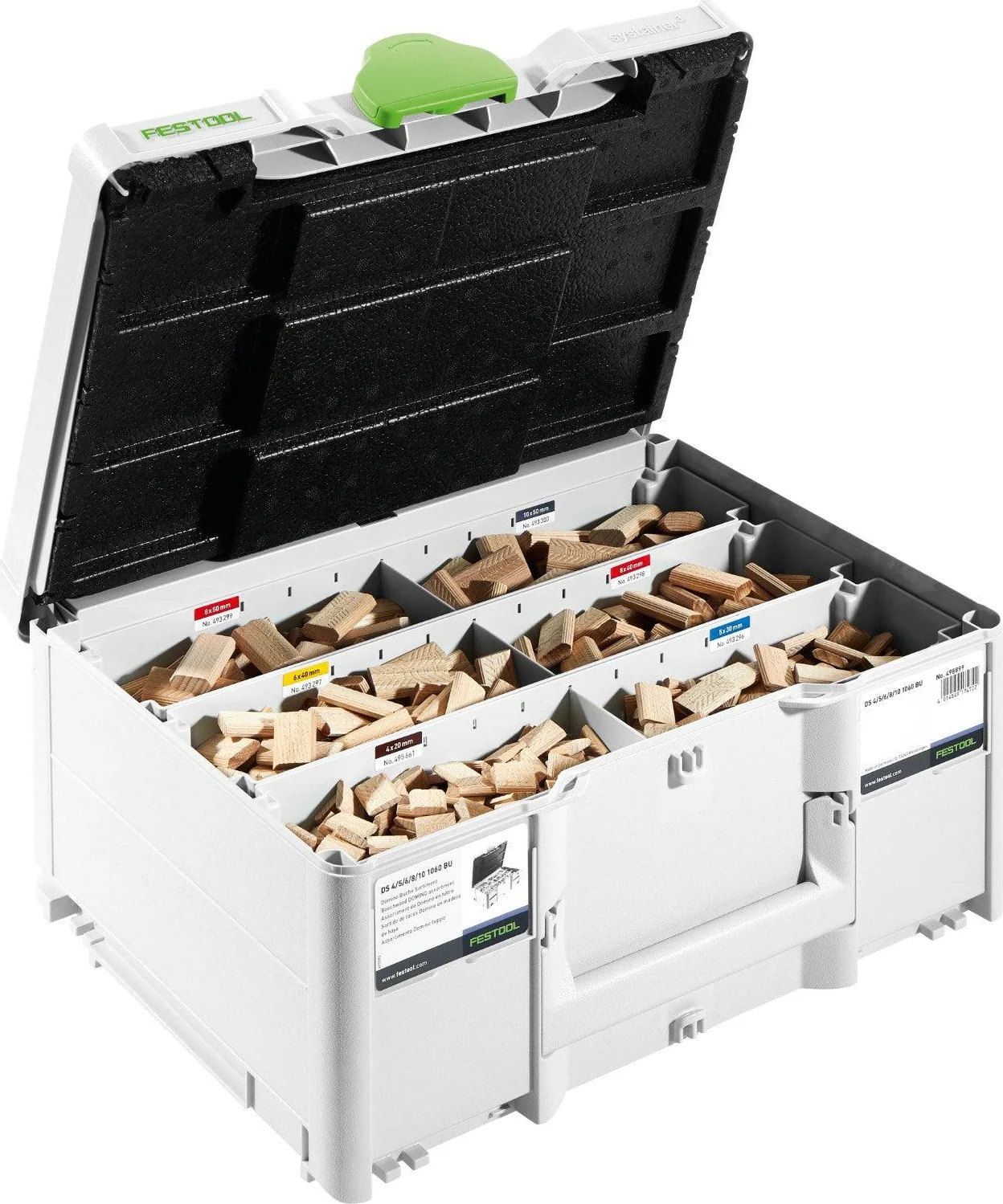 Festool DS 4/5/6/8/10 1060 BU DOMINO-stenen beuken assortiment - 576794