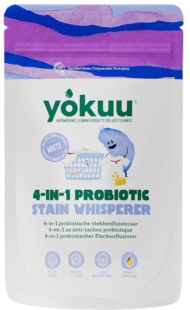 Yokuu 4-in-1 Probiotische Vlekkenfluisteraar Wit 390GR