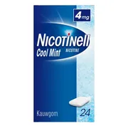 Nicotinell Kauwgom Cool Mint 4 mg - voor stoppen met roken 24ST