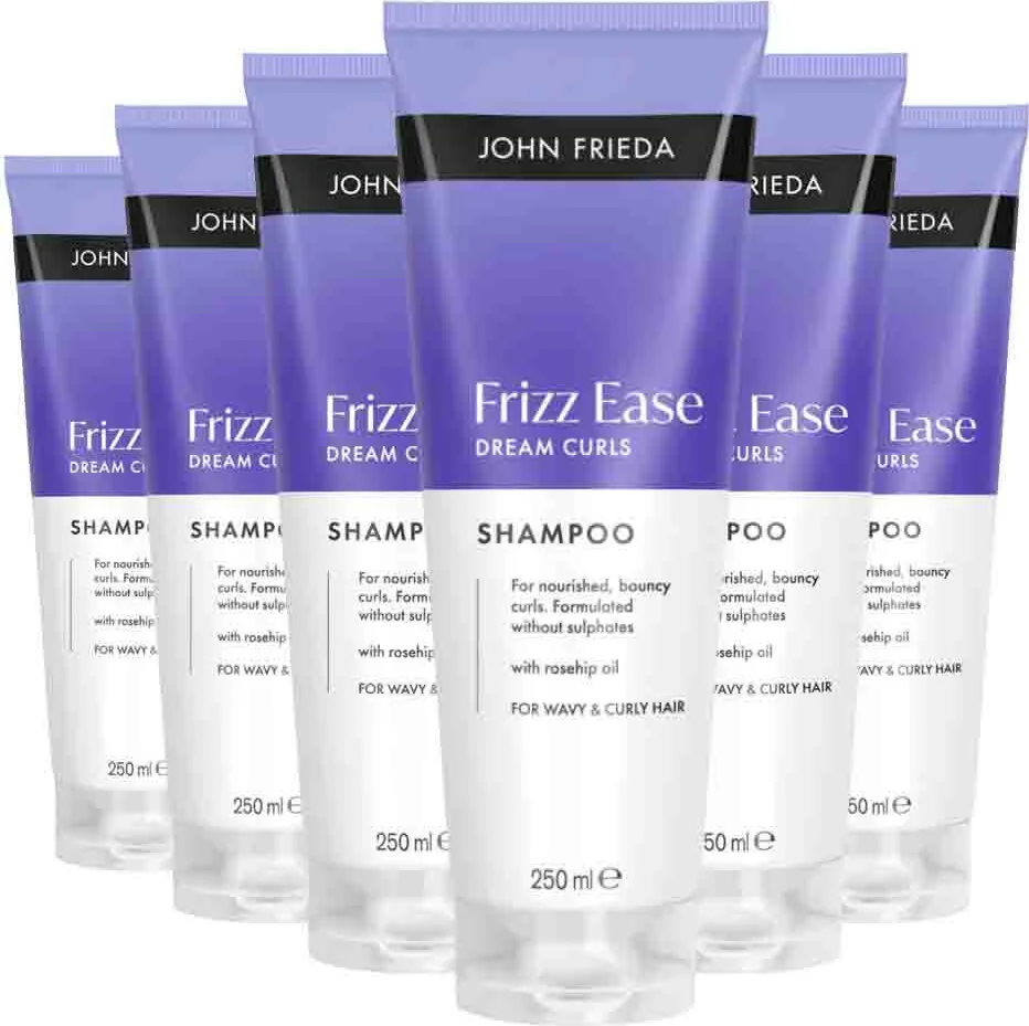6x John Frieda Frizz Ease Dream Curls Shampoo 250 ml