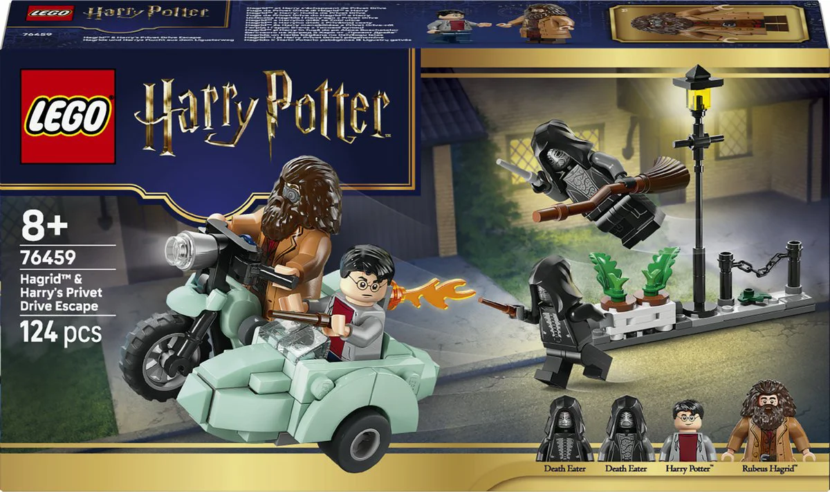 LEGO Harry Potter Hagrid en Harry's Ligusterlaan ontsnapping 76459